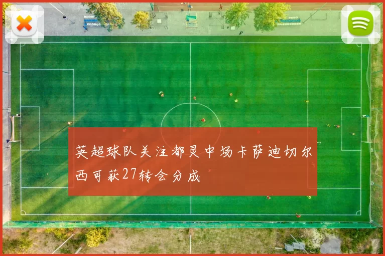 英超球队关注都灵中场卡萨迪切尔西可获27转会分成